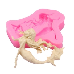 Khuôn Silicon - Biển Tiên Cá - 6.5cm