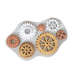 Khuôn Silicon - Bánh Kẹo Chi Tiết Bánh Răng Cưa