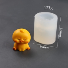 Khuôn Silicon - Động Vật - Vịt Ngồi Chu Mỏ