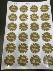 Decal Chủ Đề Trung Thu - Tem Nhân Bánh