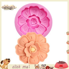 Khuôn Silicon - Hoa Cúc Dẹp - 7cm