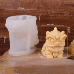 Khuôn Silicon - Động Vật - Rồng Con Rồng Con Lân 6.5cm