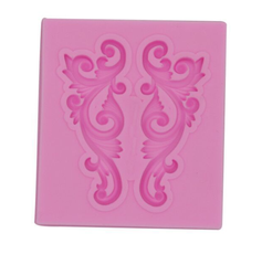 Khuôn Silicon - Viền Họa Tiết - Họa Tiết Cong 04