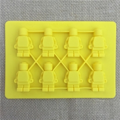 Khuôn Silicon - Em Bé - Lego Robot Vĩ 4cm 8c