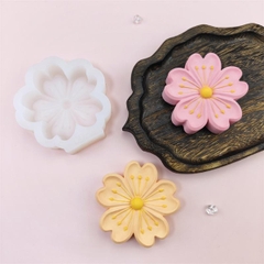 Khuôn Silicon - Hoa Mai Đào - 5 cánh 7.3cm