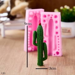 Khuôn Silicon - Sen Đá 2 Mảnh - Đứng Chỉa 9cm