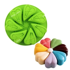 Khuôn Silicon - Đế - Tim Mâm Cúng - Tim Trơn