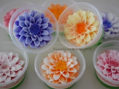 Khuôn Silicon - Hoa Thược Dược - 5.9cm - 3T - Nhụy