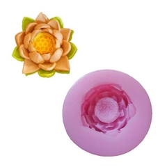 Khuôn Silicon - Hoa Sen Thái Nở - 9cm