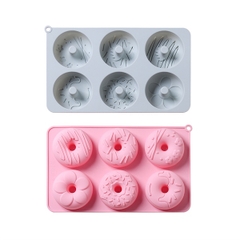 Khuôn Silicon - Vòng Donut 6c - 7.2cm