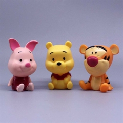 Con Heo - Lợn Nhựa - PKD - Set 3 - Heo Gấu Hổ Ngồi