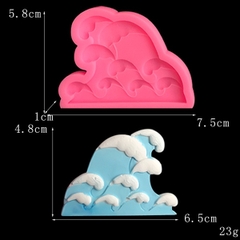 Khuôn Silicon - Bầu Trời - Đám Mây - 6.5cm 1c