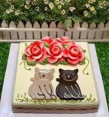 Khuôn Silicon - Động Vật - Mèo 7c Lớn Nhỏ