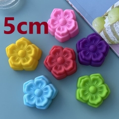[10 cup] Khuôn Silicon - Cup Set 5cm - M26 - Mai Nhụy Tia Nhọn 5c