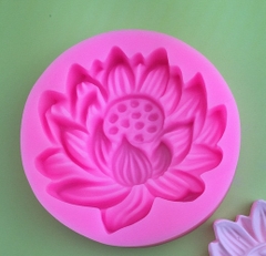 Khuôn Silicon - Mặt Ép Hoa Sen - 10cm