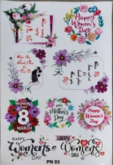 Decal Chủ Đề Phụ Nữ - DPN - DPN03