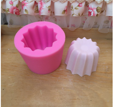 Khuôn Silicon - Sen Đá KHÍA - 5.1cm - Ụ Quanh