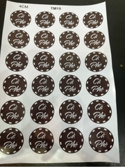 Decal Chủ Đề Trung Thu - Tem Nhân Bánh