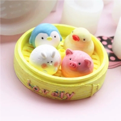 Khuôn Silicon - Động Vật - Chim Cánh Cụt 4.5cm