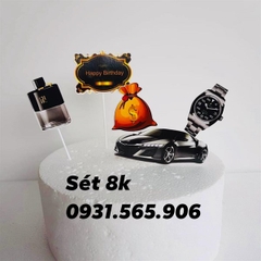 Set Cắm Xe Hơi Nước Hoa Cho Nam Phụ Kiện Trang Trí Bánh