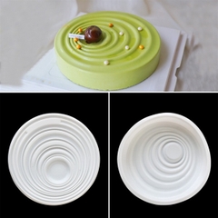 Khuôn Silicon - Đế - Tròn - Tròn Viền Mặt 20cm