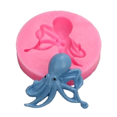 Khuôn Silicon - Biển - Bạch Tuột - 6cm nằm