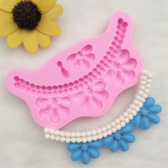 Khuôn Silicon - Viền Họa Tiết - Vòng Cổ Họa Tiết