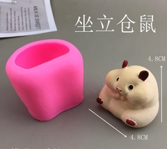 Khuôn Silicon - Động Vật - Chuột Ú Ngồi