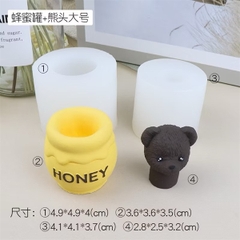 Khuôn Silicon - Động Vật - Gấu Honey 3.5cm