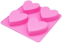 Khuôn Silicon - Trái Tim Trơn - 4c Tim 6.5cm