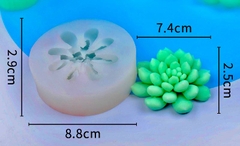 Khuôn Silicon - Sen Đá - Tia Tầng 7Cm