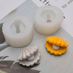 Khuôn Silicon - Biển - Sò - 4cm - Ngọc