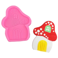 Khuôn Silicon - Rau Củ - Nấm - Ngôi Nhà 8.6cm
