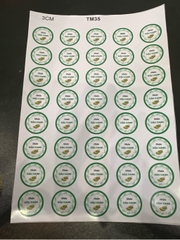 Decal Chủ Đề Trung Thu - Tem Nhân Bánh