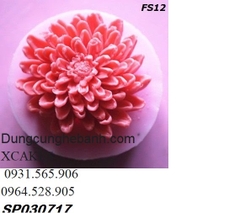 Khuôn Silicon - Hoa Cúc Thược Dược - Cánh Thẳng - 5cm