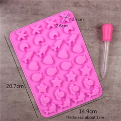 Khuôn Silicon - Chip - Chip 32c Cá Heo Mực