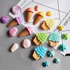 Khuôn Silicon - Cây Kem Cup 5.8cm 1c