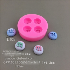 Khuôn Silicon - Kẹo - M Tròn 1.5cm 4c