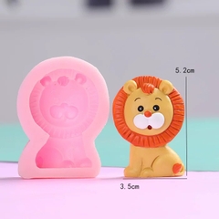 Khuôn Silicon Động Vật Con Sư Tử 5.2cm