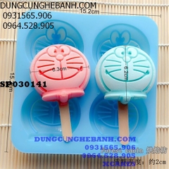 Khuôn Silicon - Động Vật - Doremon Mặt 4.5cm 4c