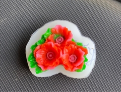Khuôn Silicon - Chùm Hoa Cúc - Kèm Lá 6.5cm