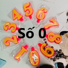 Nến Số - Đèn Cầy - Số 0