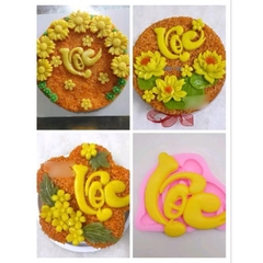 Khuôn Silicon - Chữ Thư pháp - Lộc