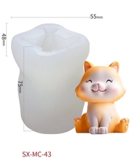 Khuôn Silicon - Động Vật - Mèo 43