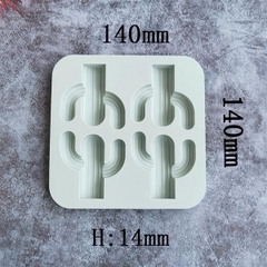 Khuôn Silicon - Sen Đá ĐỨNG  - Set - Vĩ 4 Chỉa