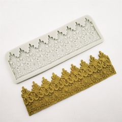 Khuôn Silicon - Viền Mảng Họa Tiết - Mai Họa Tiết 22.5x7cm