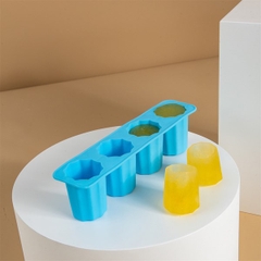 Khuôn Silicon - Bia - Chữ Nhật - Ly 4cm H5 Vĩ 4c