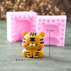 Khuôn Silicon - Động Vật - Con Cọp Con Hổ  2 Mảnh 5.5cm