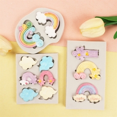 Khuôn Silicon - Bầu Trời - Cầu Vồng - Đám Mây 6c