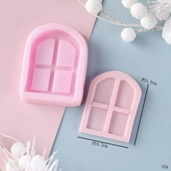 Khuôn Silicon - Cánh Cửa 4 Ngăn 5.5cm